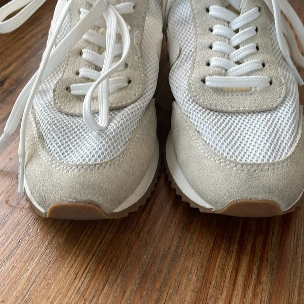 rag & bone Retro Runner Cream and Tan Women's Sneakers